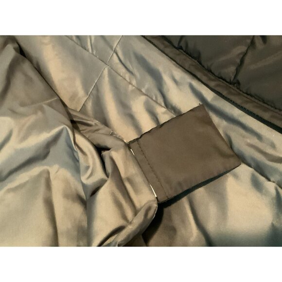 Armani Collezioni Long Black Quilted Down Puffer Coat, Size 10 | 46, NWT! $1,295 - Picture 11 of 11